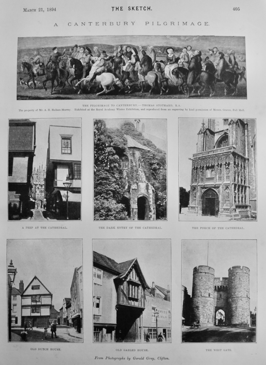 A Canterbury Pilgrimage.  1894.