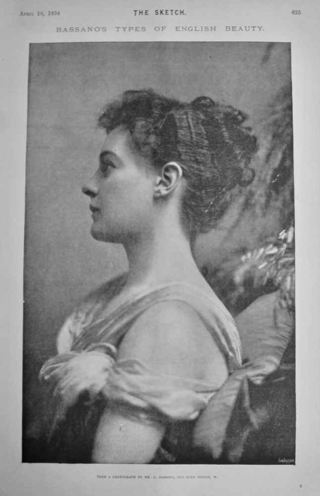 Bassano's Types of English Beauty.  1894.