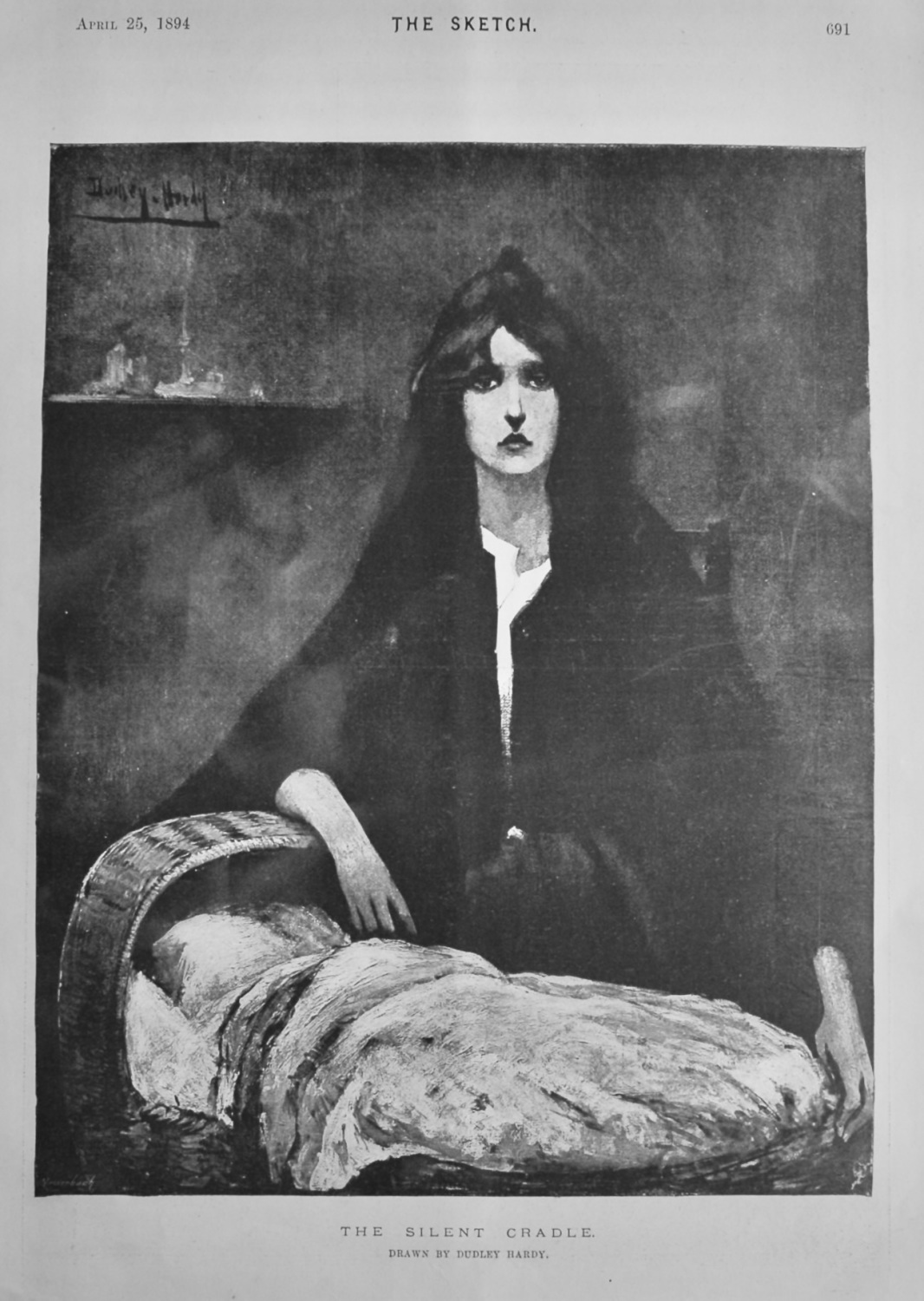 The Silent Cradle.  1894.