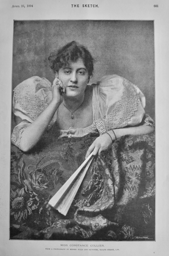 Miss Constance Collier.  1894.