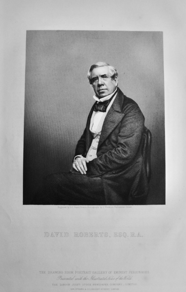 David Roberts, Esq.  R.A.  1860c.