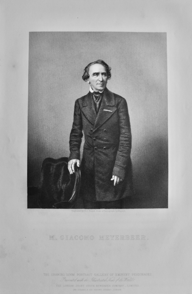 M. Giacomo  Meyerbeer.  1860c.
