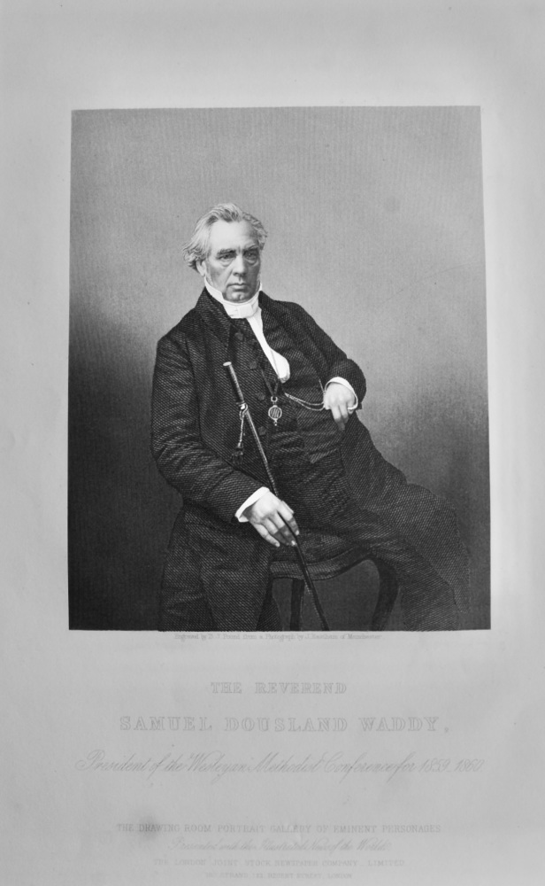 The Reverend Samuel Dousland Waddy.  1860c.