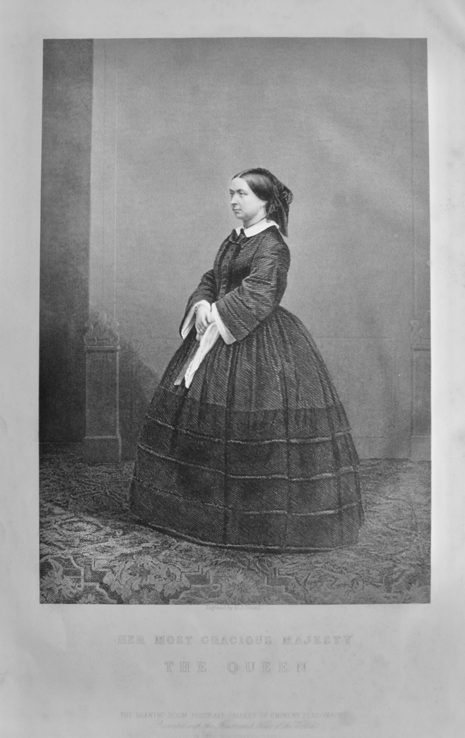 Her Most Gracious Majesty The Queen.  1860c.