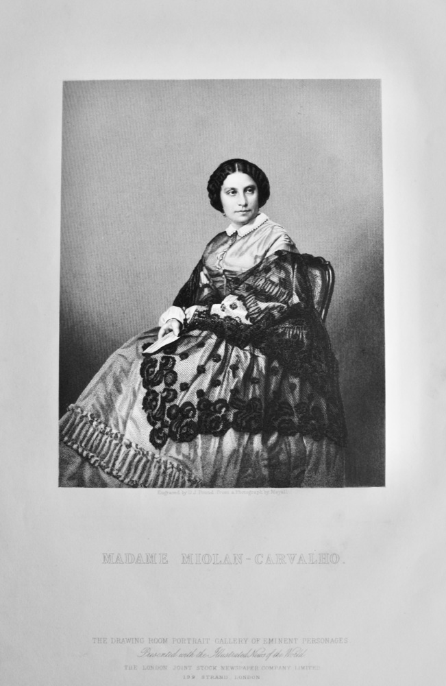 Madame Miolan-Carvalho.  1860c.