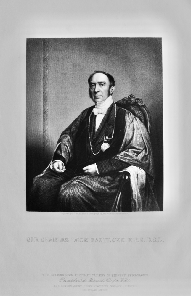 Sir Charles Lock Eastlake,  F.R.S.  D.C.L.  1860c.
