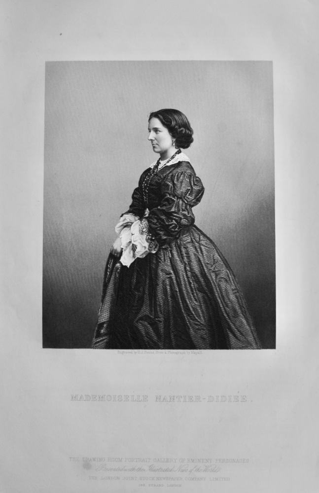 Mademoiselle Nantier-Didiee.  1860c.