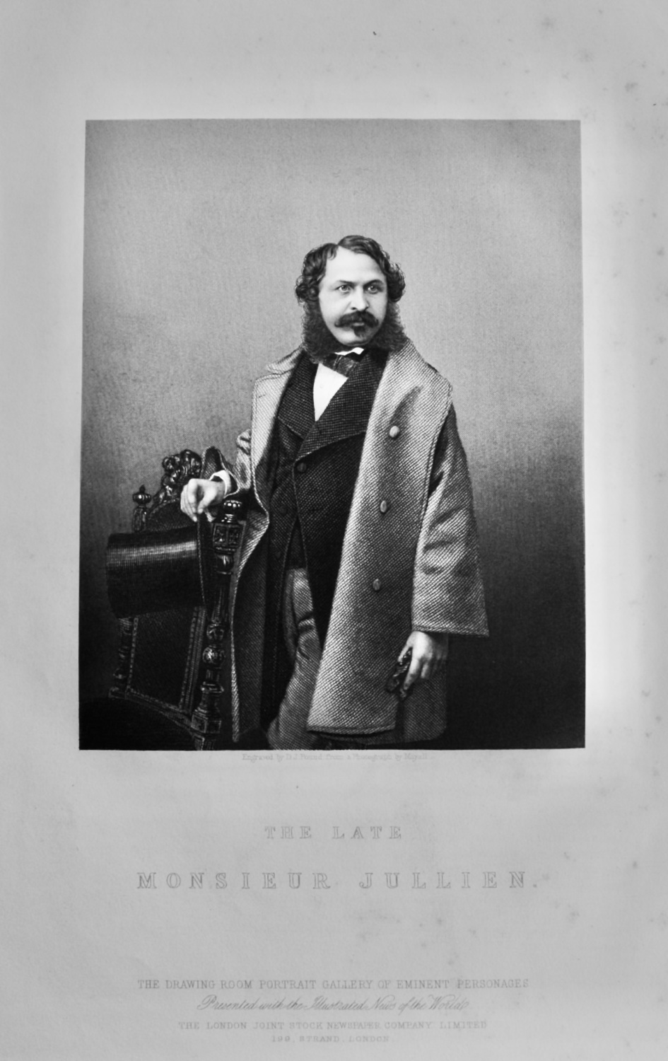 The Late Monsieur Jullien.  1860c.