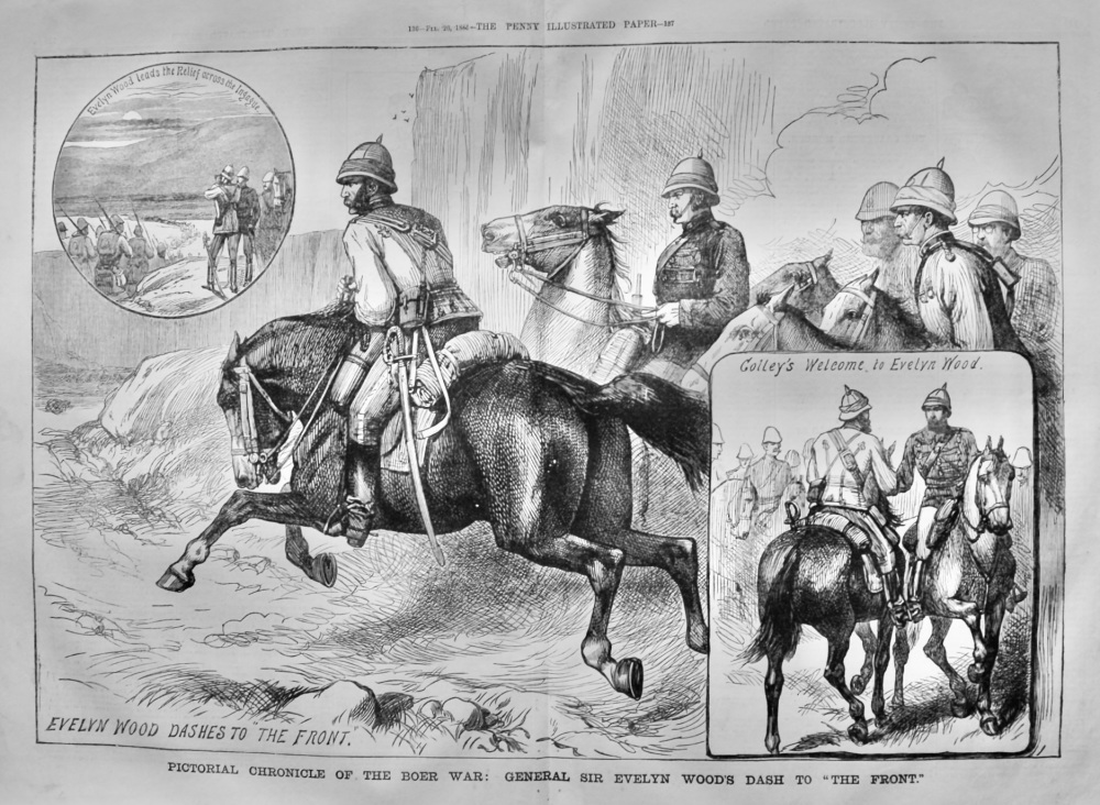Pictorial Chronicle of the Boer War :  General Sir Evelyn Wood's Dash to 