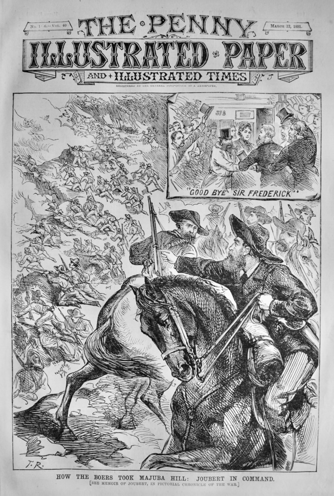 How the Boers took Majuba Hill :  Joubert in Command.  1881.