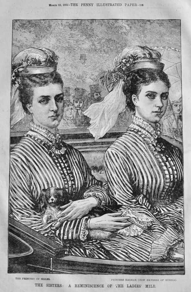 The Sisters :  A Reminiscence of the Ladies' Mile.  1881.