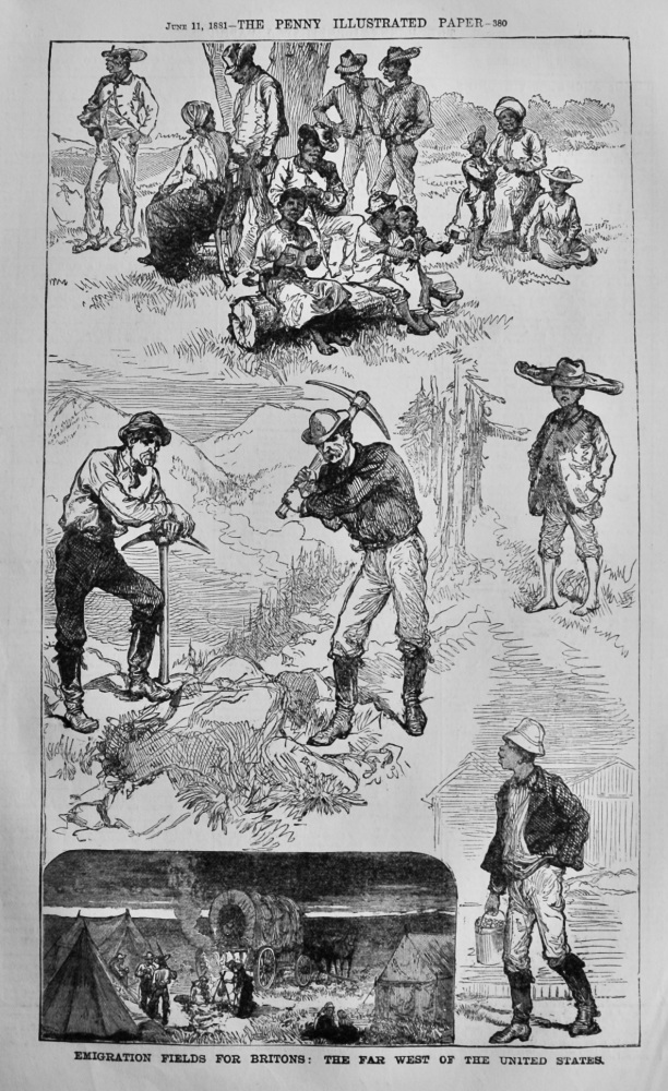 Emigration Fields for Britons :  The Far West of the United States.  1881.