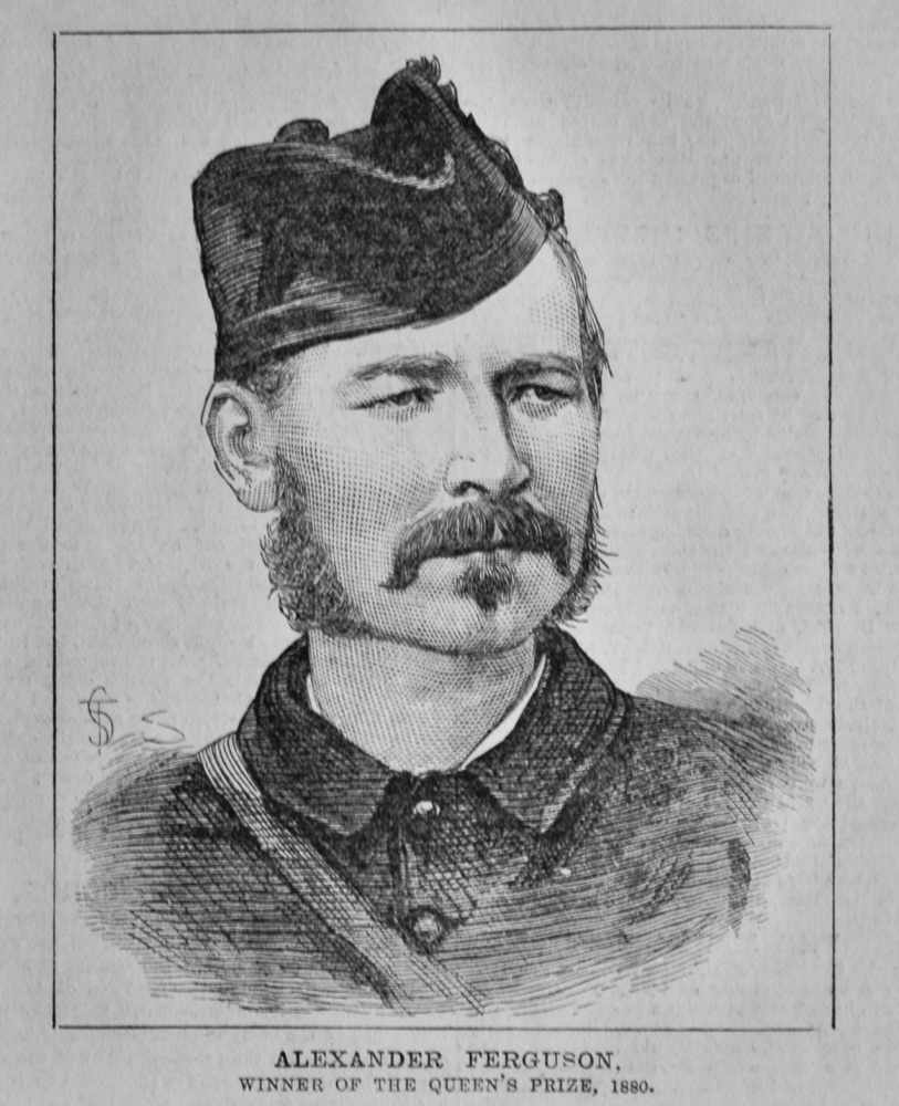 Alexander Ferguson, 1st Argyle Rifle Volunteers, winner of the Queen's Prize, 1880.