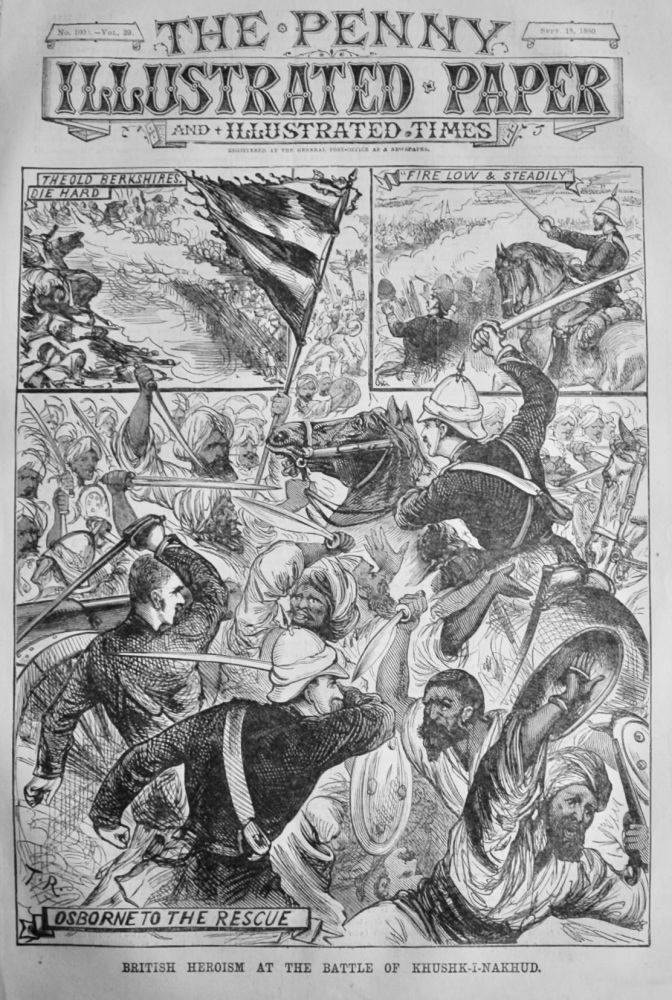 British Heroism at the Battle of Khushk-I-Nakhud.  1880.