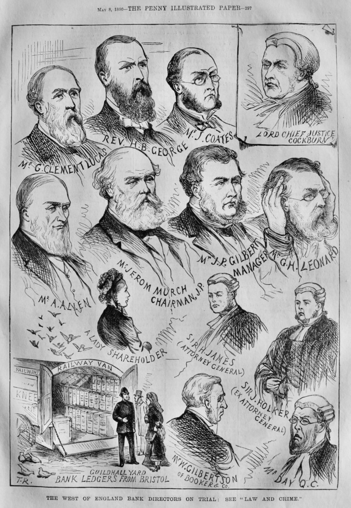The West of England Bank Directors on Trial  1880.