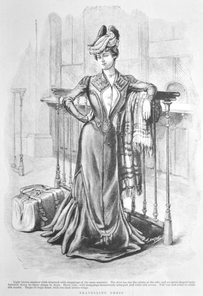 Travelling Dress.  1900.