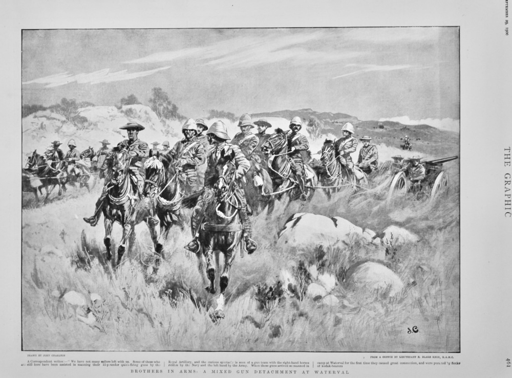 Brothers in Arms :  A Mixed Gun Detachment at Waterval.  1900.