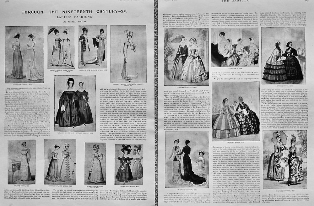 Ladies' Fashions :  Through the Nineteenth Century- XV.  1900.
