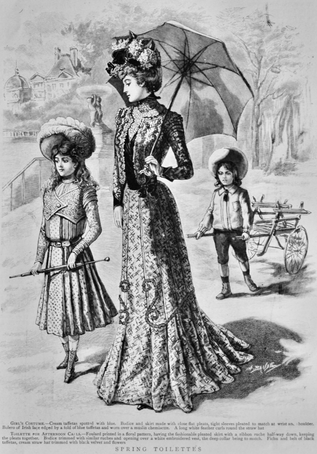 Spring Toilettes.  (Fashion)  1900.