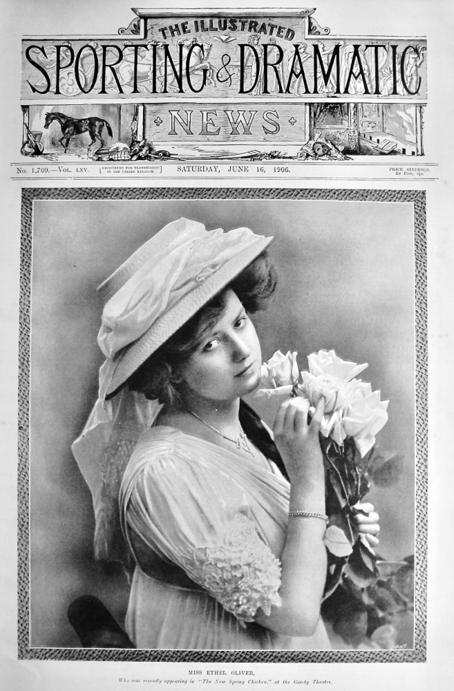 Miss Ethel Oliver.  1906.