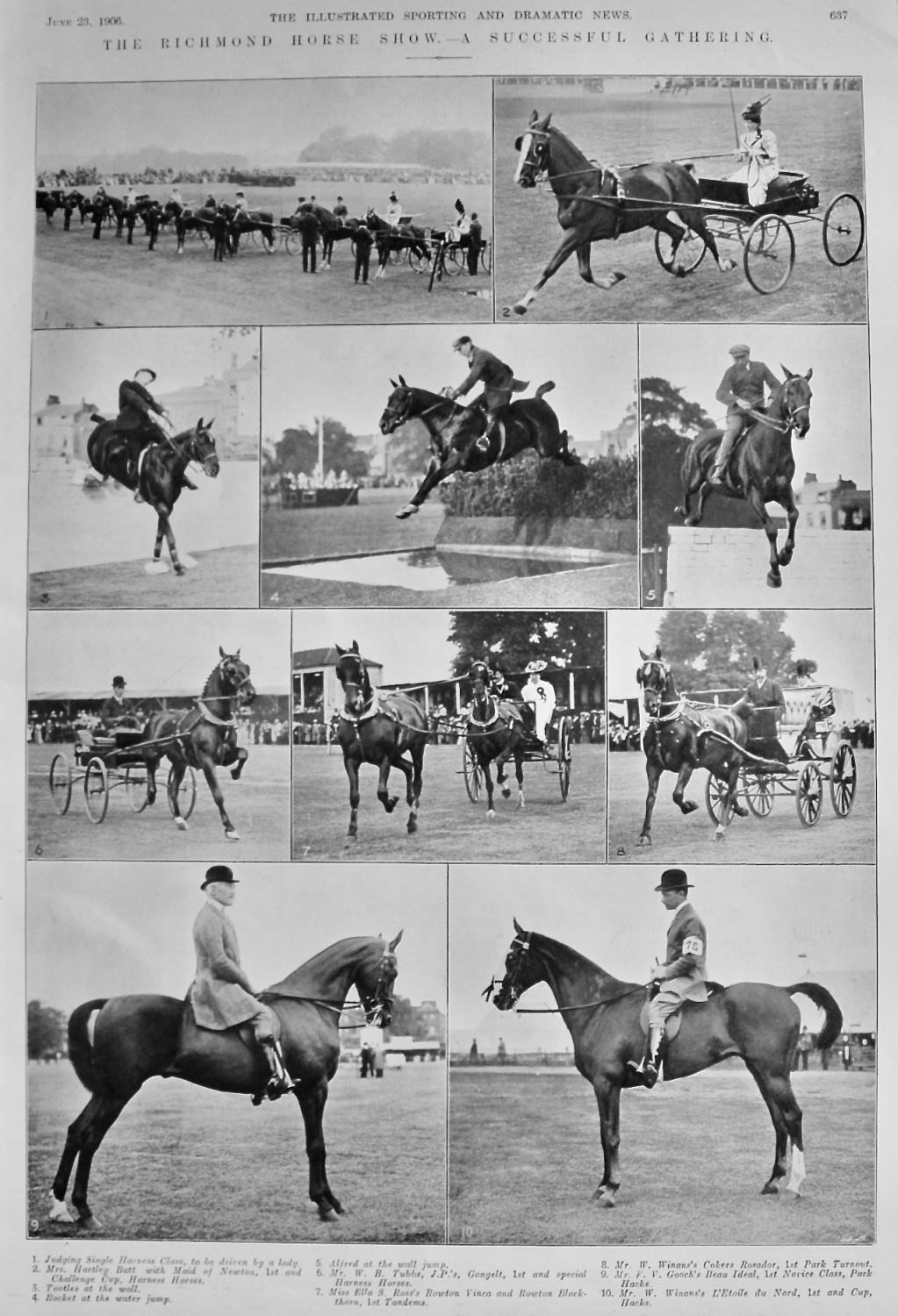 The Richmond Horse Show.- A Successful Gathering.  1906.