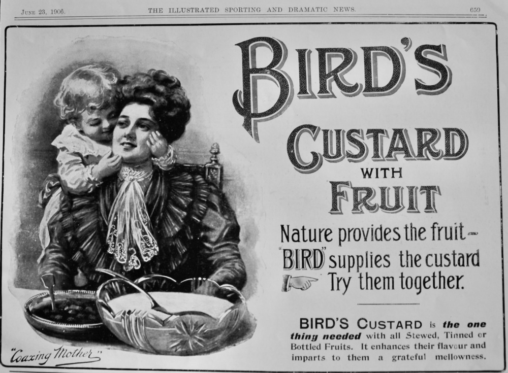 Bird's Custard. 1906.
