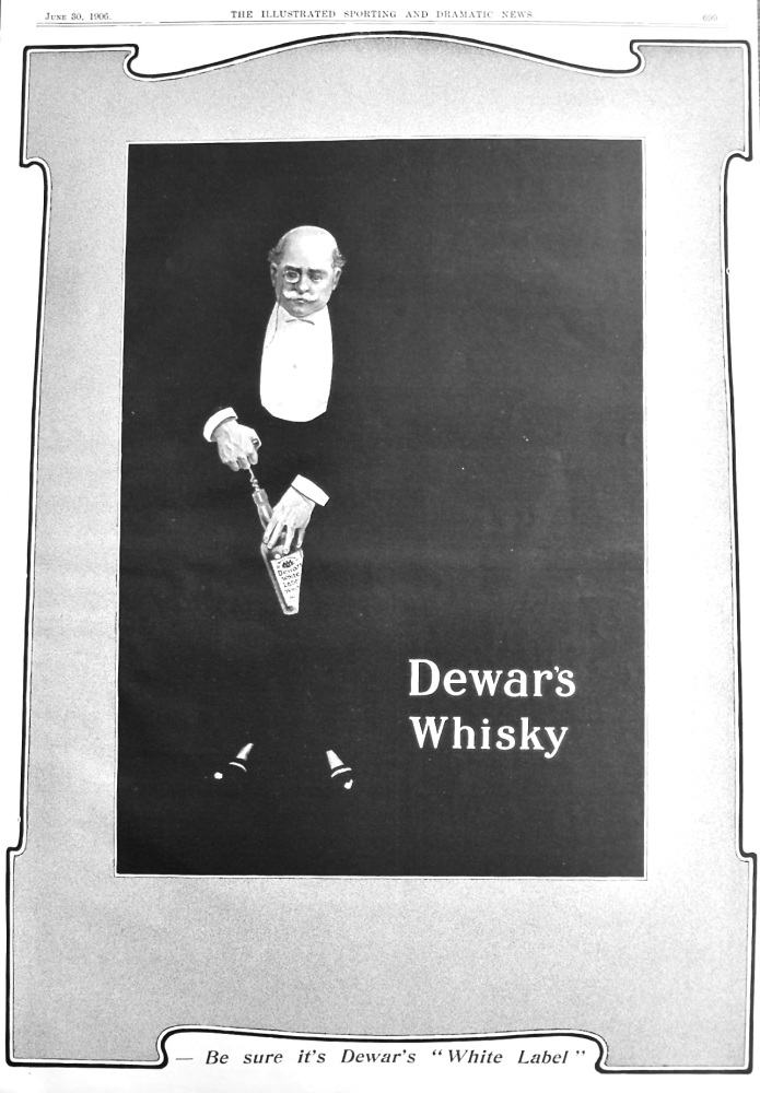 Dewar's Whisky.  1906.