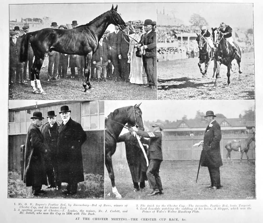 At the Chester Meeting.- The Chester Cup Race.  1906.