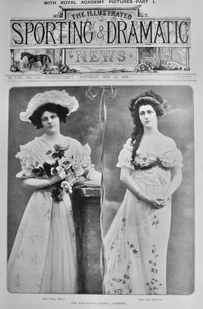Miss Nancy Malone.  &  Miss Alice Crawford.  1906.