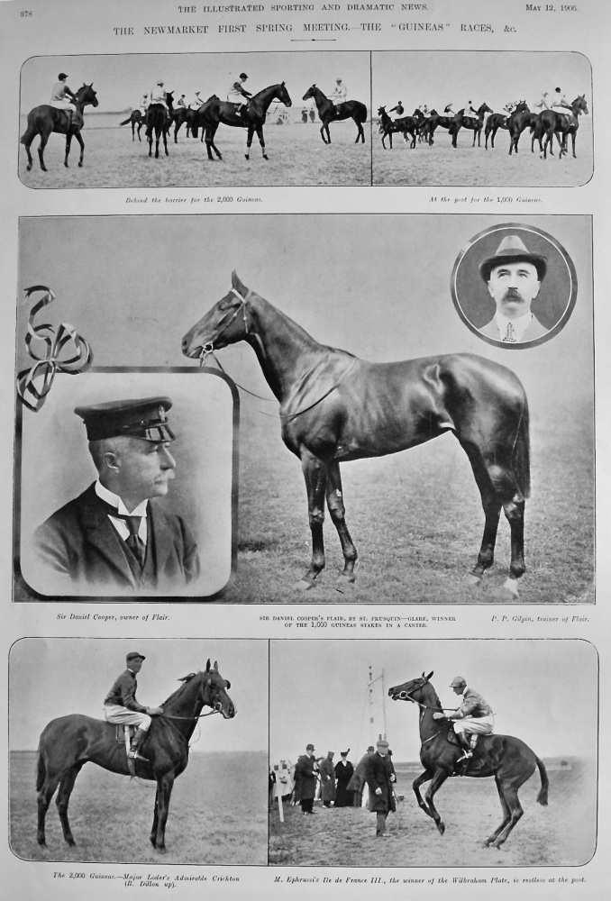 The Newmarket First Spring Meeting.- The "Guineas" Races, &c.  1906.