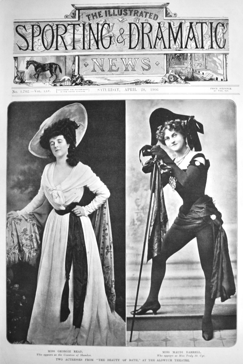 Miss Georgie Read, &  Miss Maudi Darrell. :  Two Actresses from 