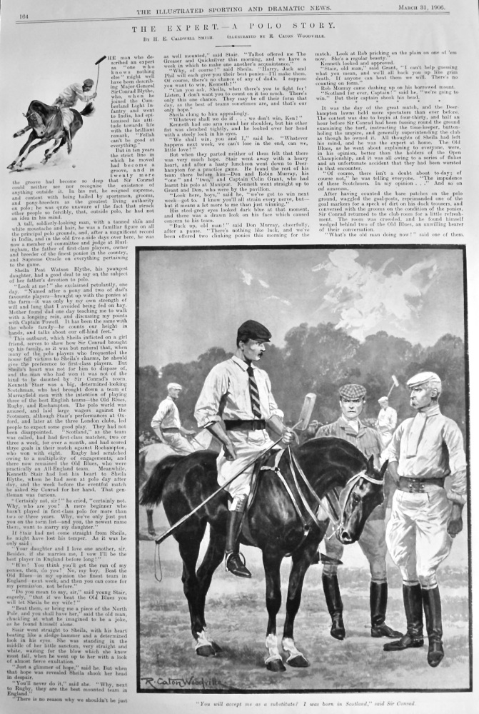 The Expert.- A Polo Story.  1906.