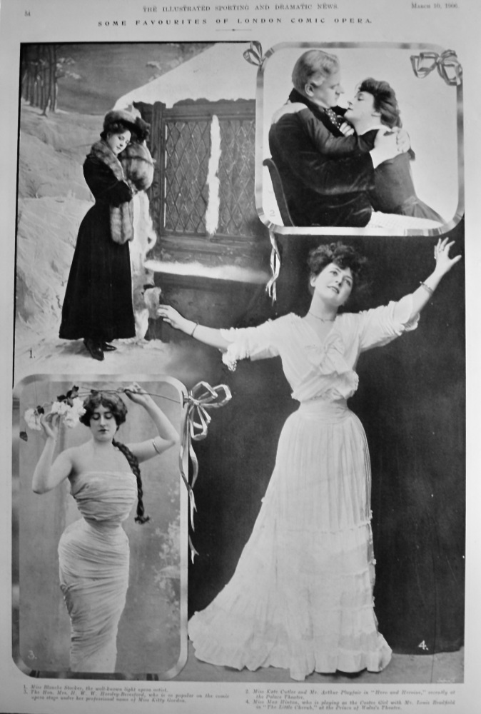 Some Favourites of London Comic Opera.  1906.