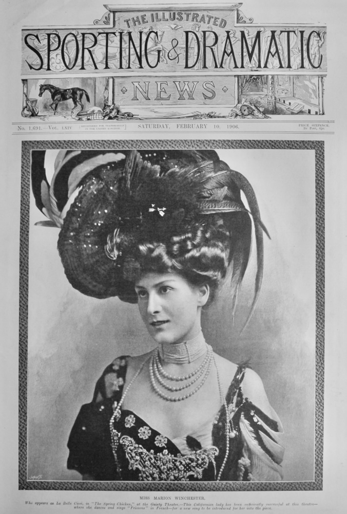 Miss Marion Winchester.  1906.