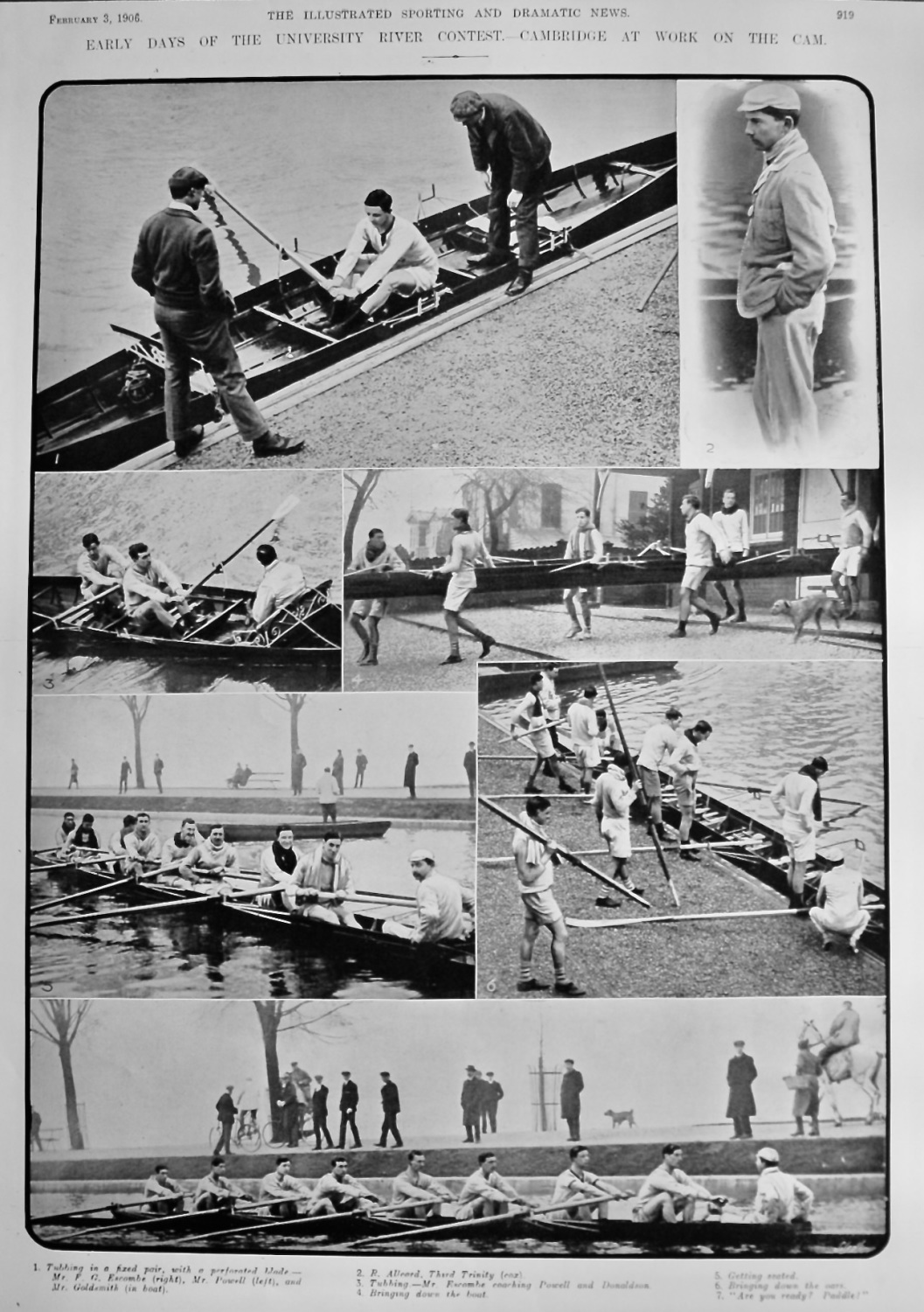 Early Days of the University River Contest.- Cambridge at Work on the Cam. 