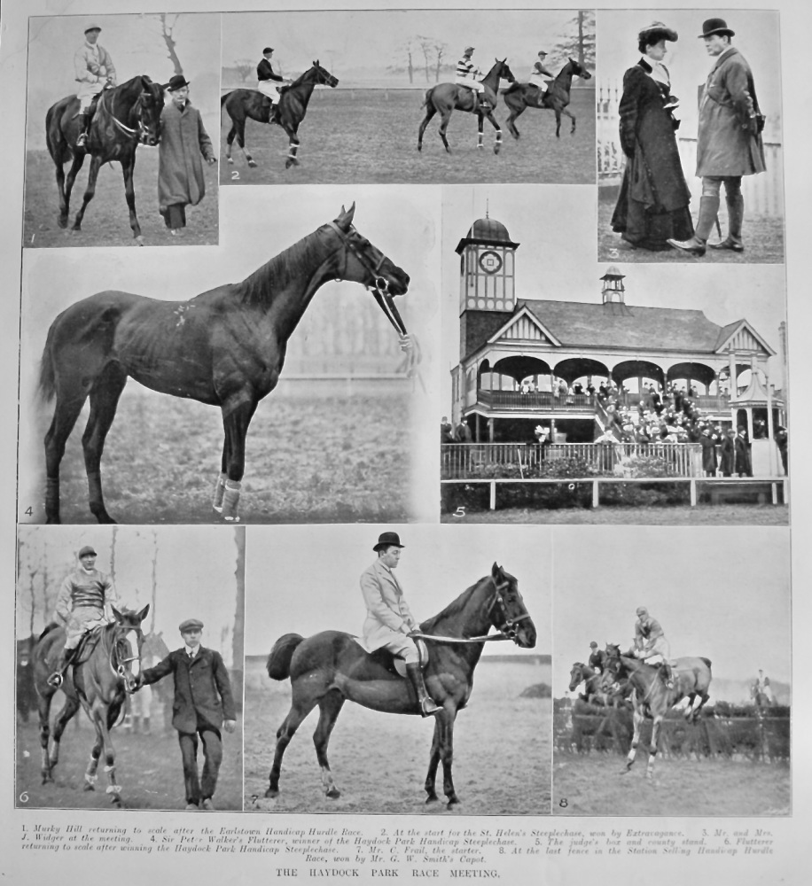 The Haydock Park Race Meeting.  1906.