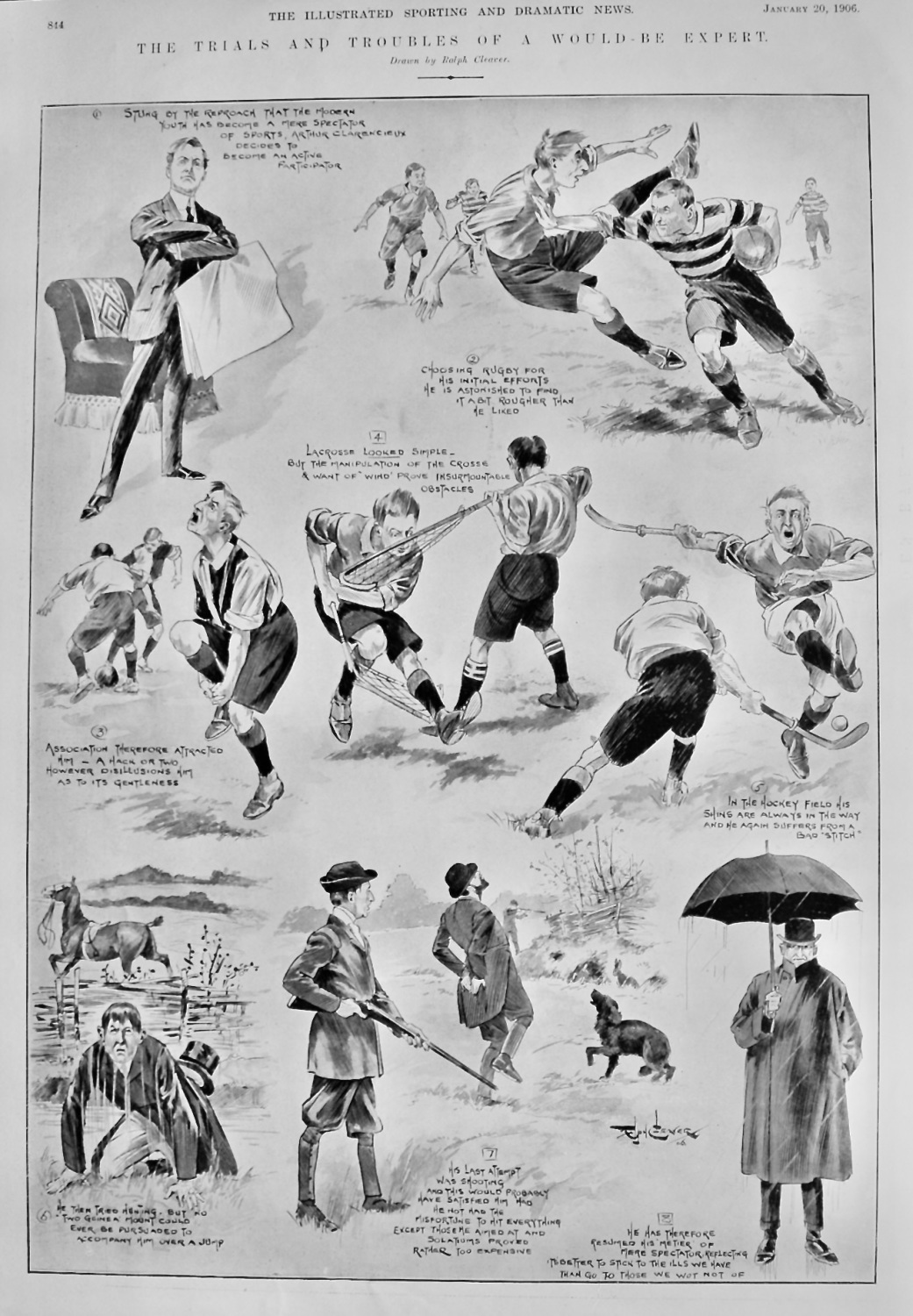 The Trials and Troubles of a Would-Be Expert.  1906.