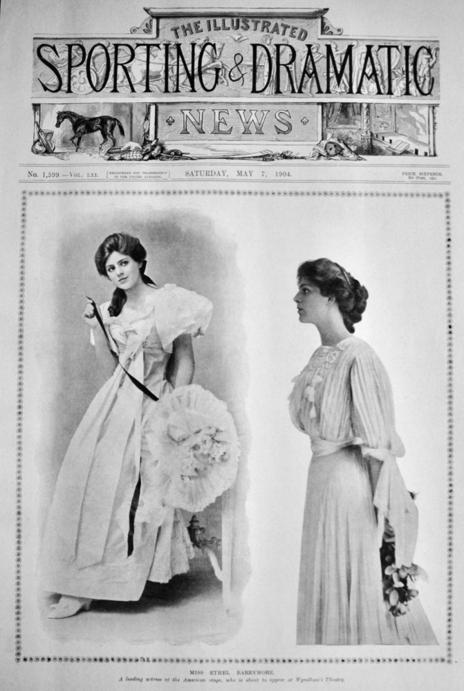 Miss Ethel Barrymore. 1904.