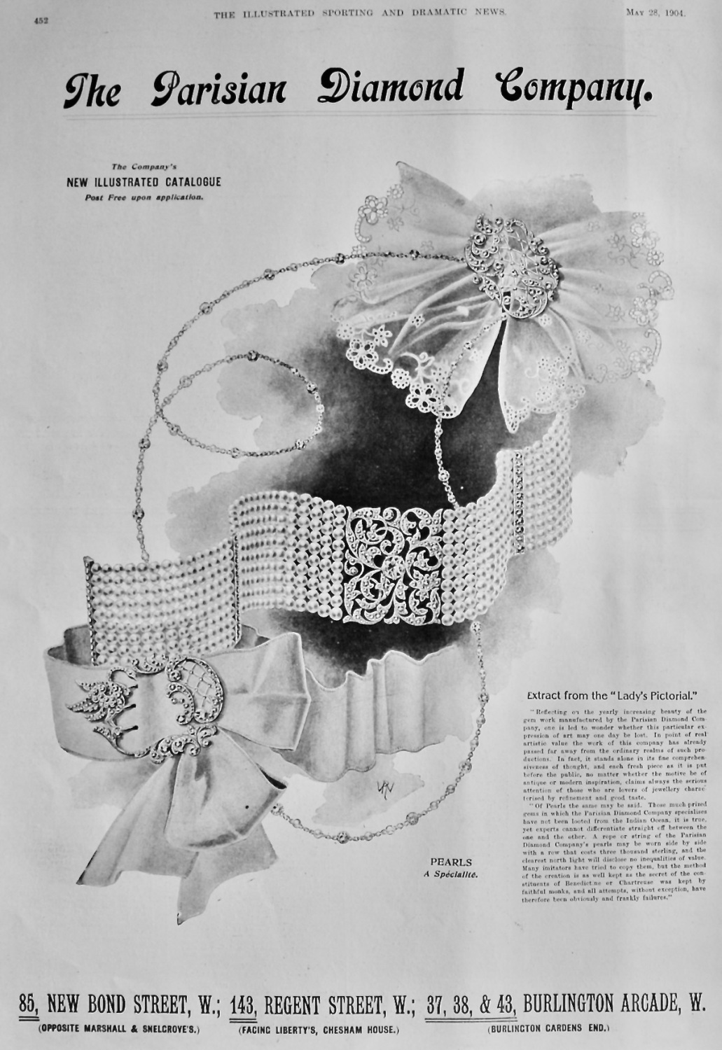The Parisian Diamond Company. May 28th, 1904.