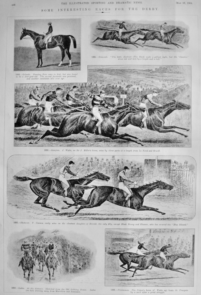 Some Interesting Races for the Derby.  1904.