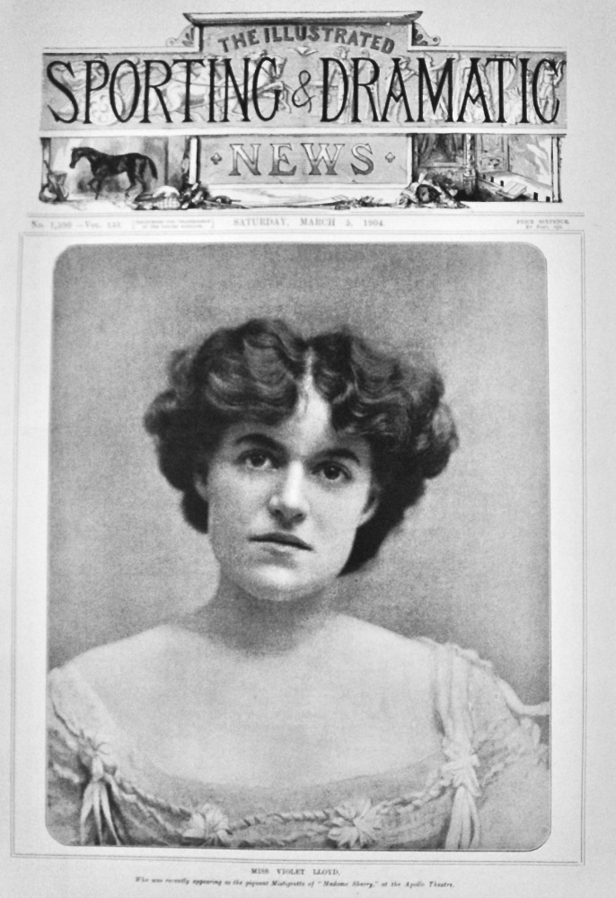 Miss Violet Lloyd. 1904.