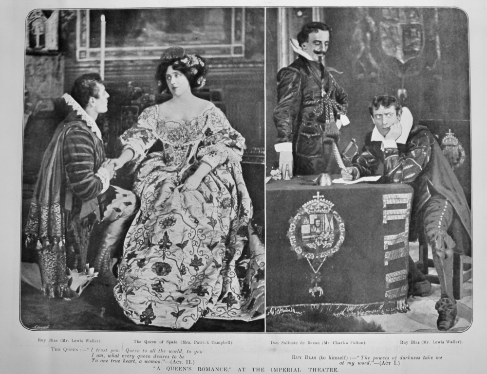 "A Queen's Romance," at the Imperial Theatre.  1904.