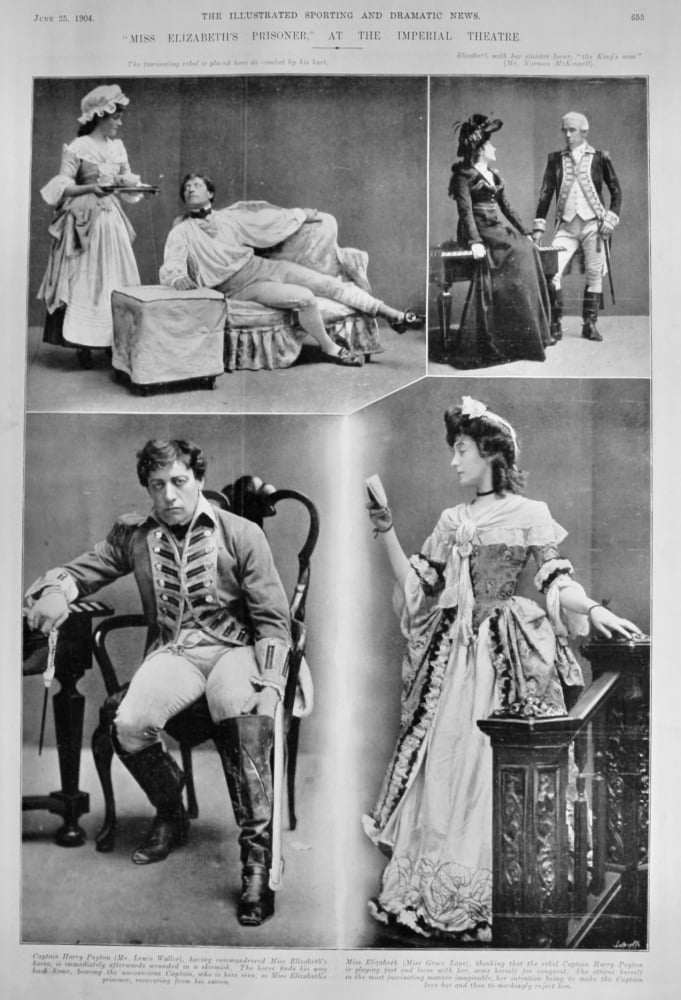 "Miss Elizabeth's Prisoner," at the Imperial Theatre.  1904.