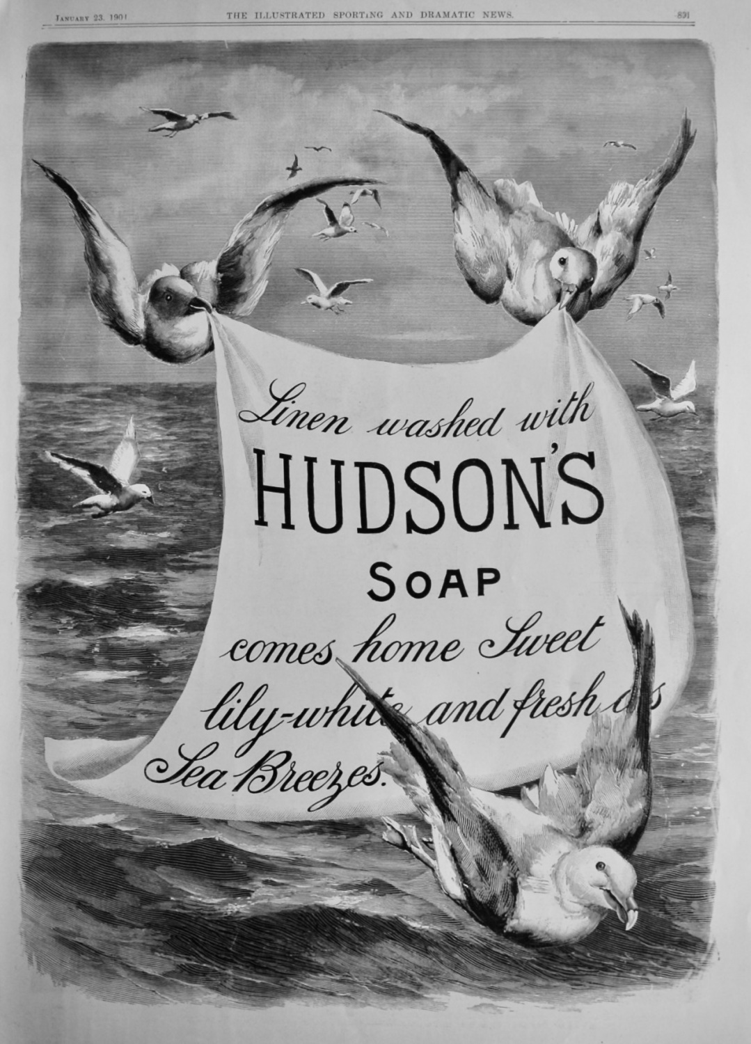 Hudson's Soap.  1904.