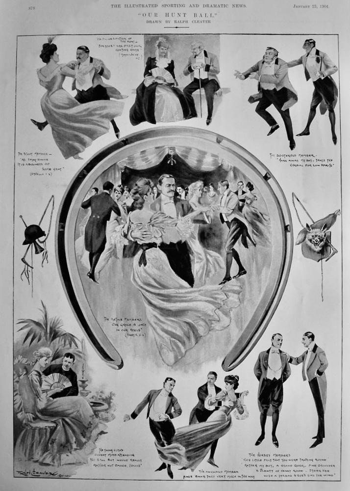 "Our Hunt Ball."  1904.