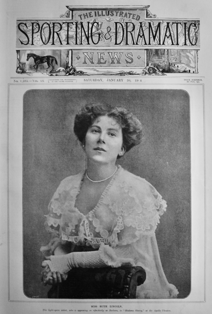 Miss Ruth Lincoln.  1904.