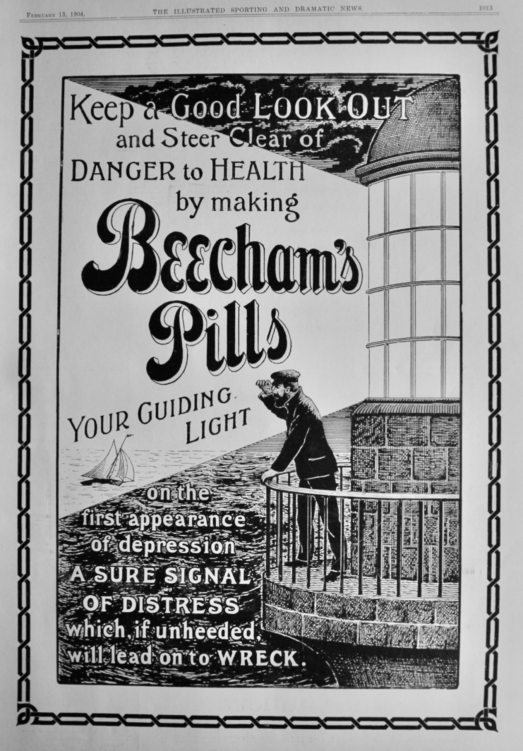 Beecham's Pills.  February 13th, 1904.