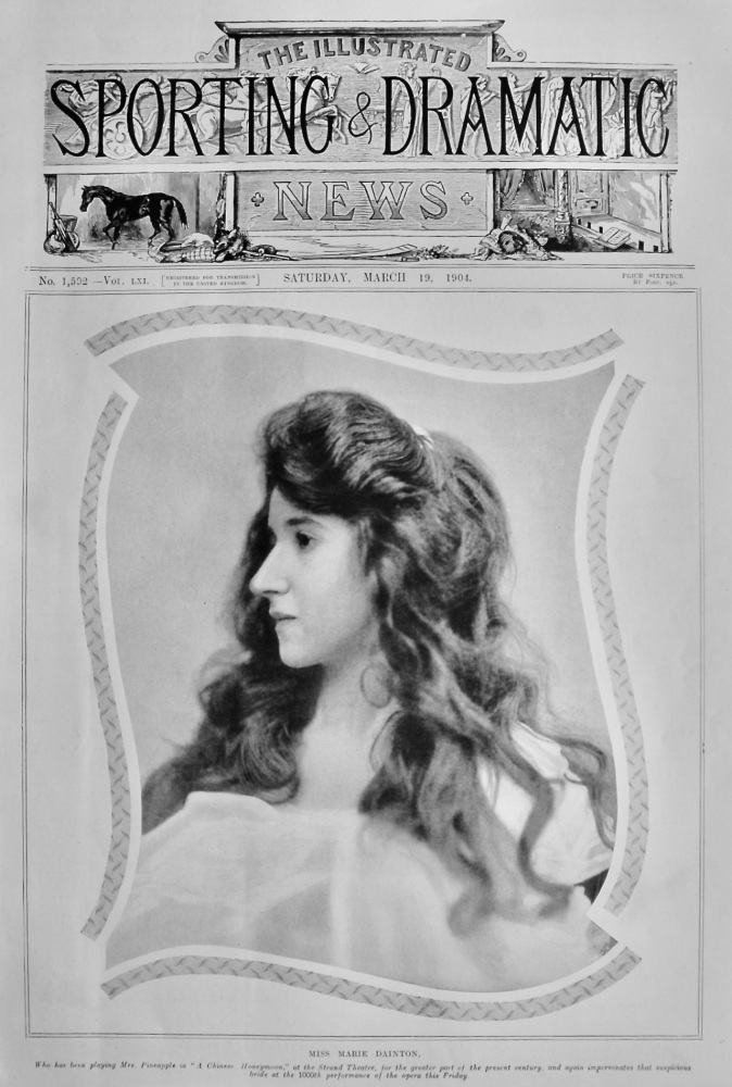 Miss Marie Dainton.  1904.