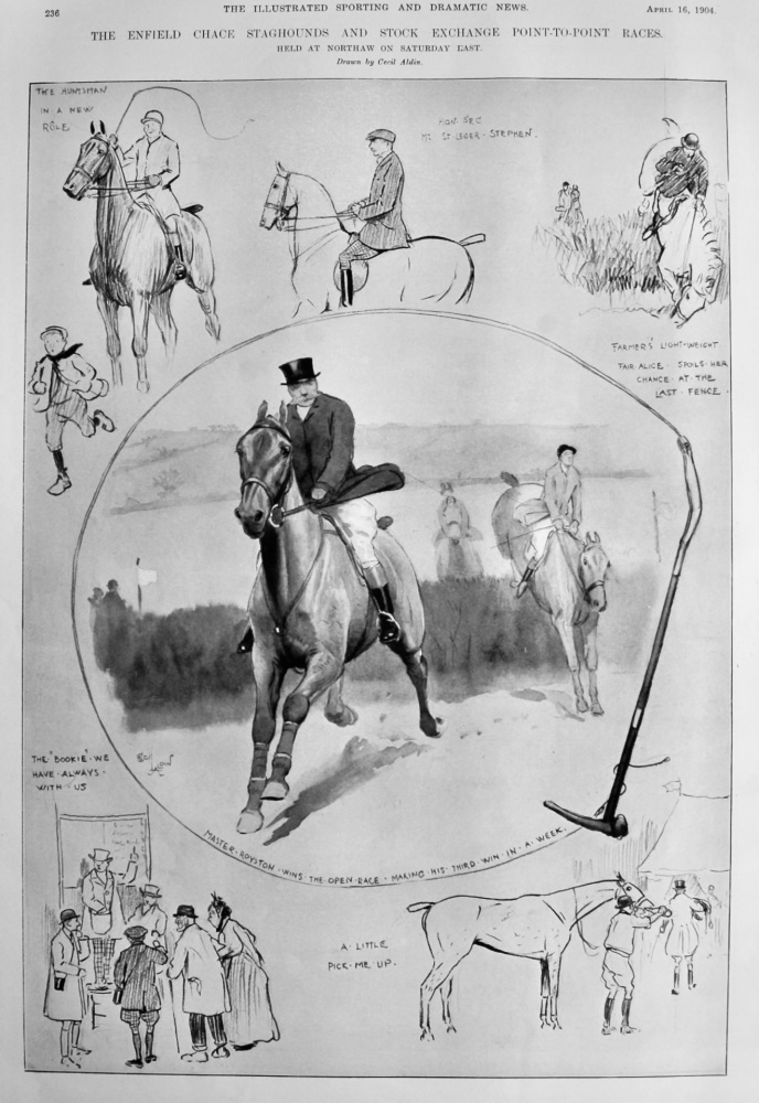 The Enfield Chase Staghounds and Stock Exchange Point-to-Point Races. 1904.