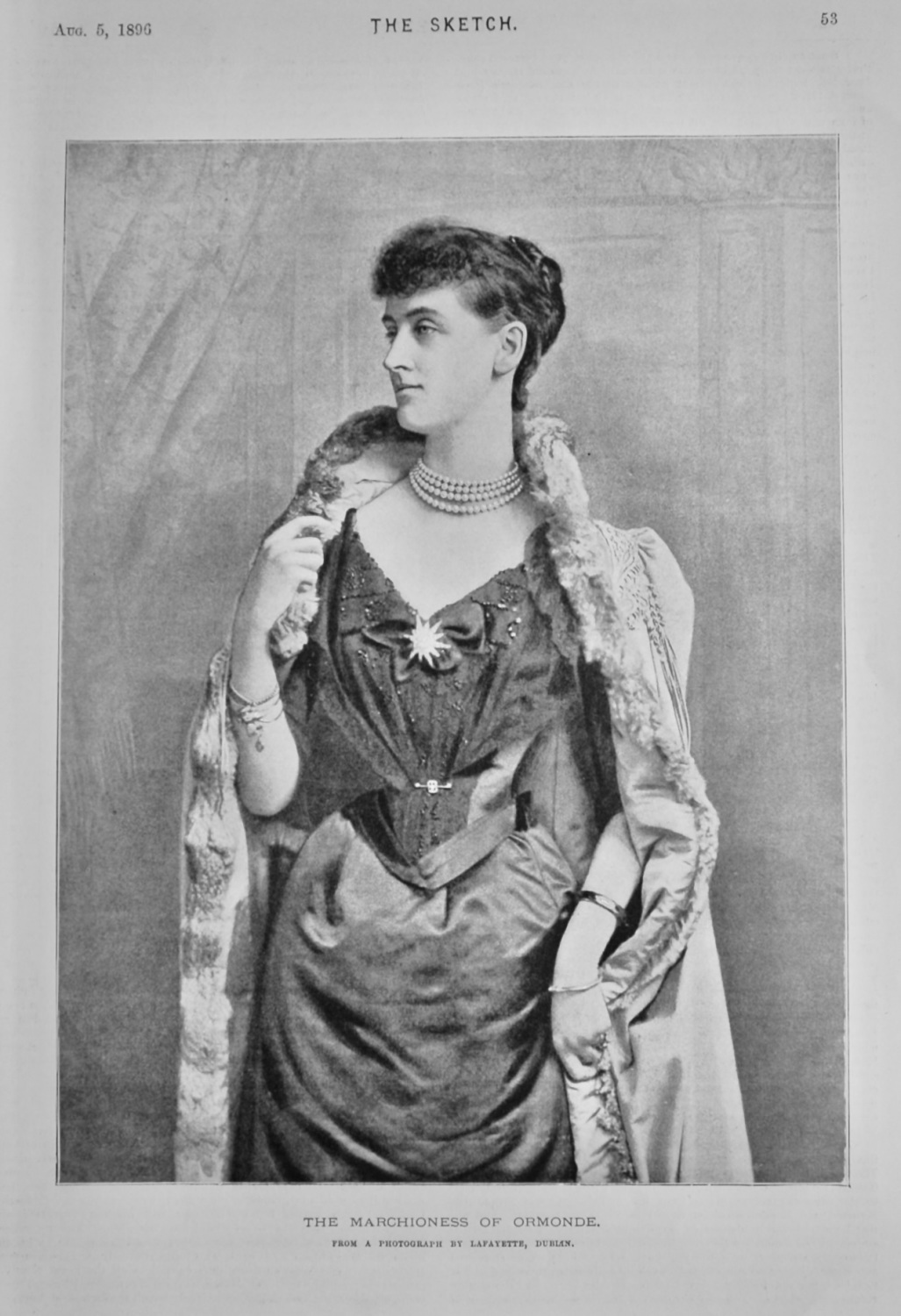 The Marchioness of Ormonde.  1896.